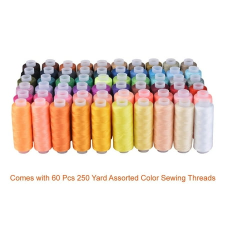Beige Easytoy Sewing Machine Thread,2300 Yards Sewing Thread Spools High Strength Sewing Thread for Machine Sewing and Hand Sewing